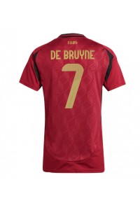 België Kevin De Bruyne #7 Voetbaltruitje Thuis tenue Dames EK 2024 Korte Mouw